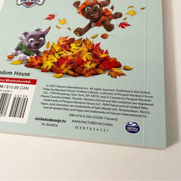 Paw Patrol Potty Patrol And Lets Be Thankful Lot of 2 Books - Picture 4 of 16